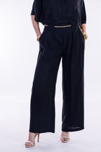 Pantalone palazzo fluido