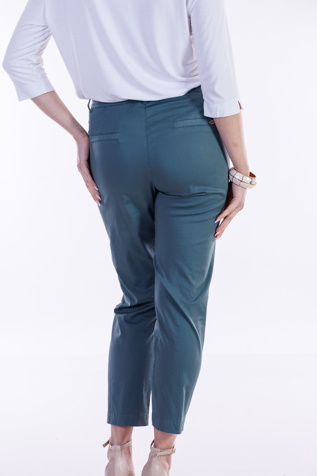 Pantalone slim cotone