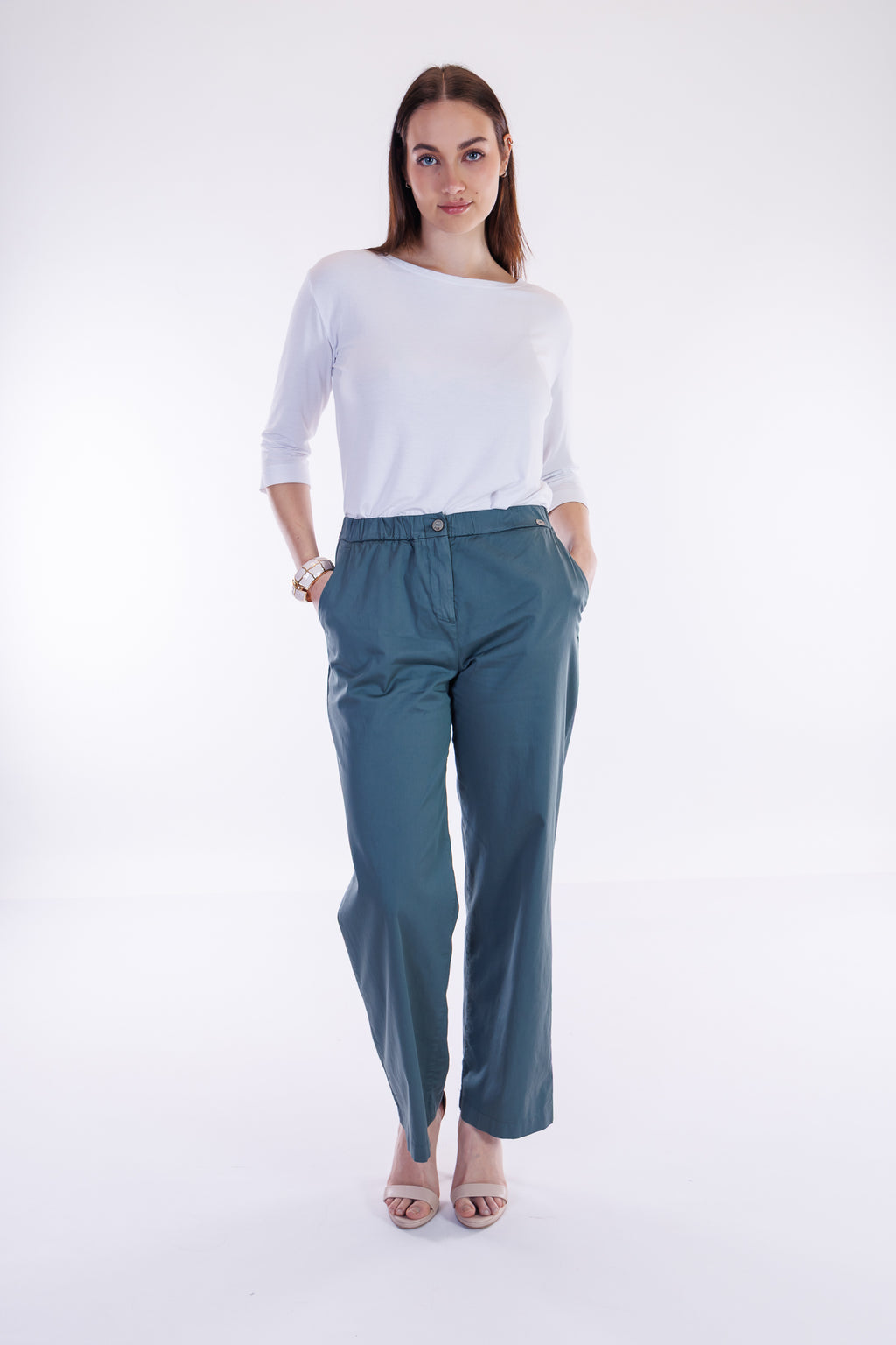 Pantalone ampio cotone