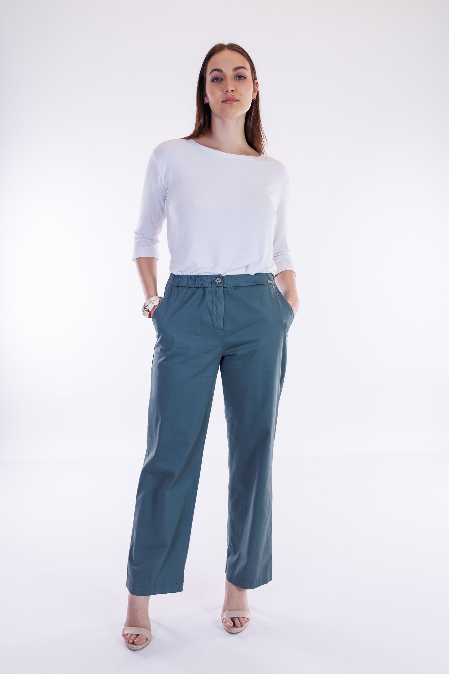 Pantalone ampio cotone