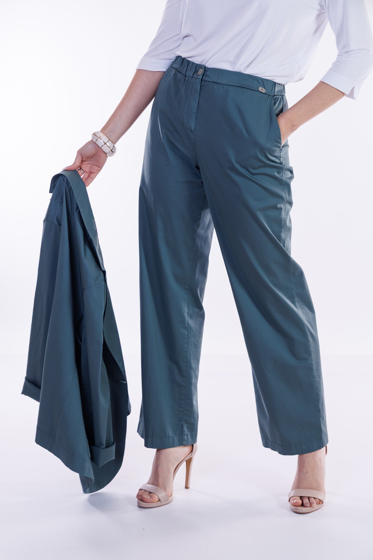 Pantalone ampio cotone