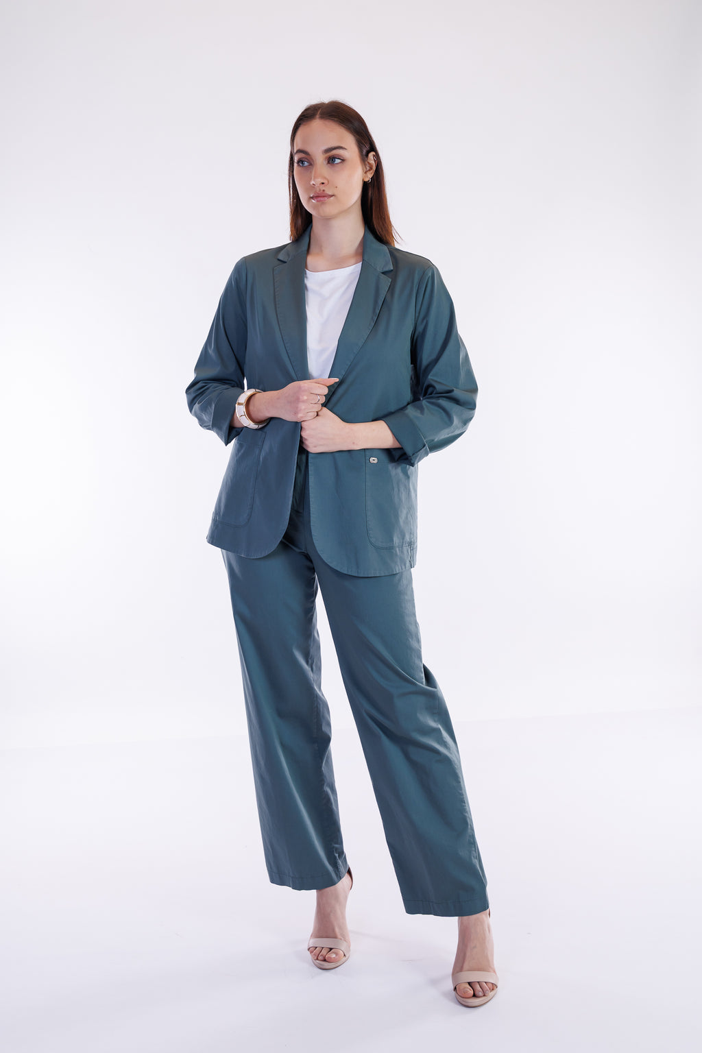 Giacca monopetto cotone