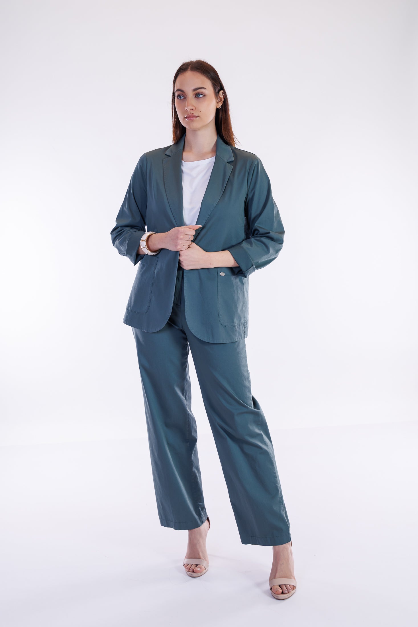 Giacca monopetto cotone