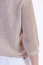 Maglia girocollo maniche a tre quarti