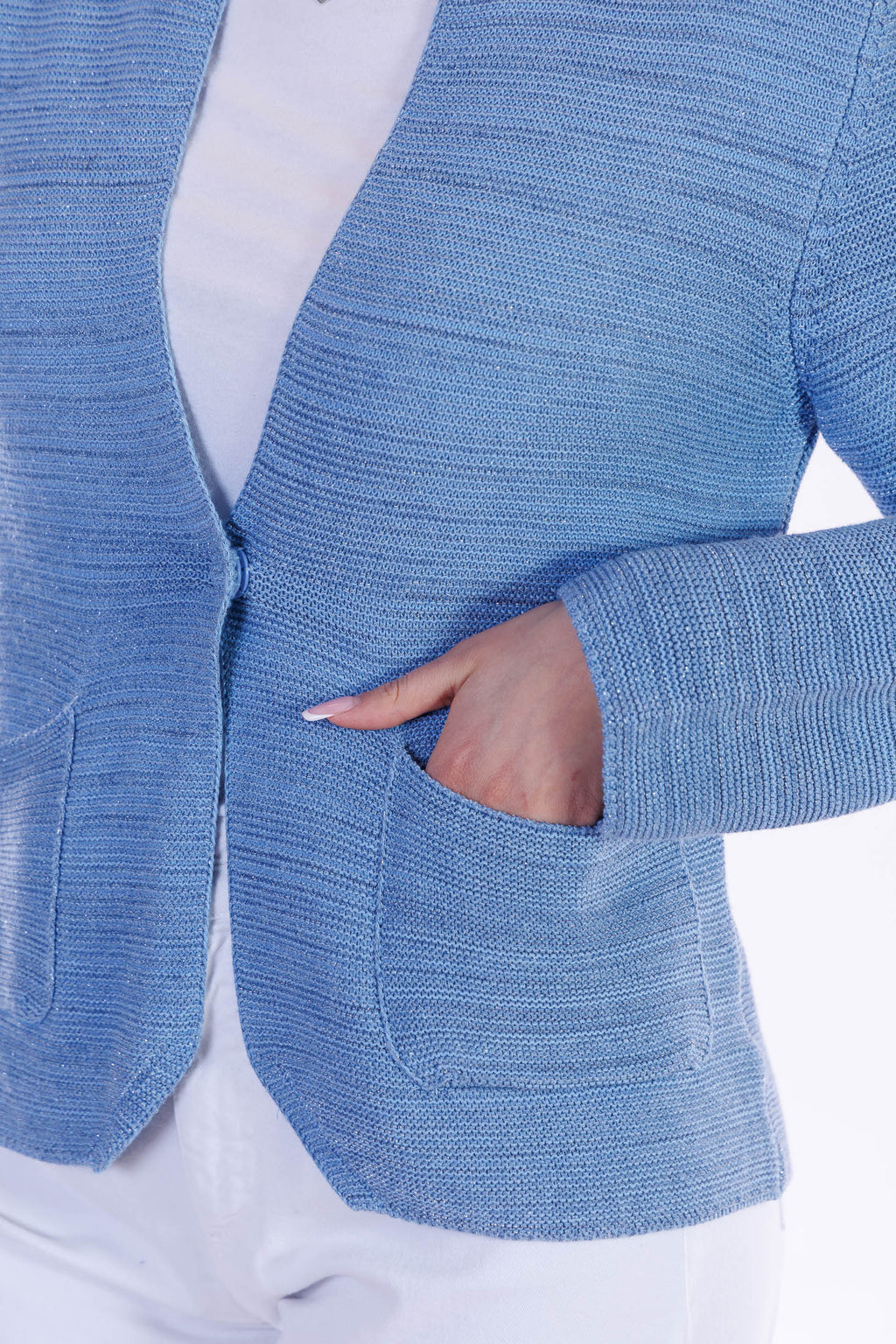 Cardigan lurex