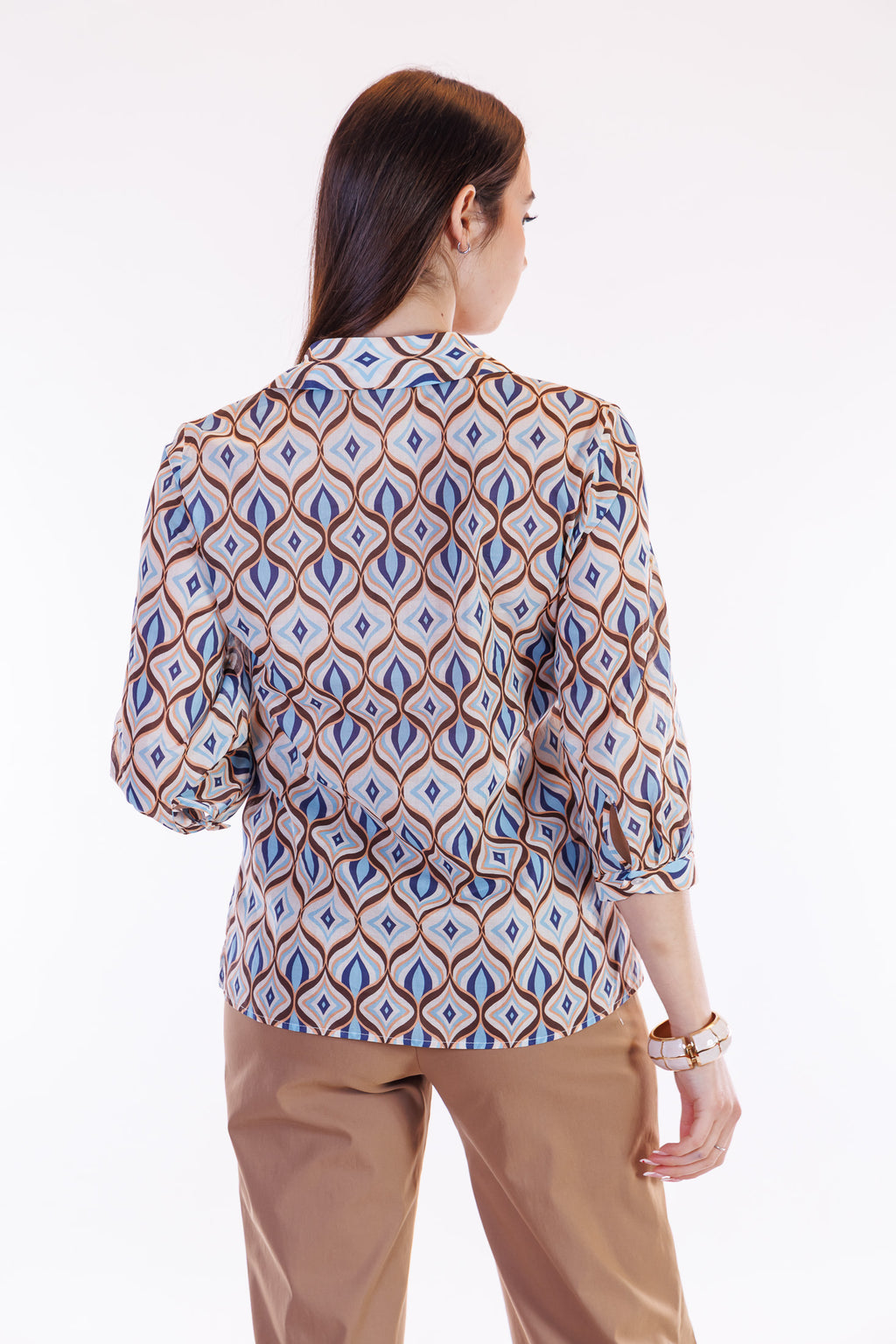Camicia fantasia geometrica