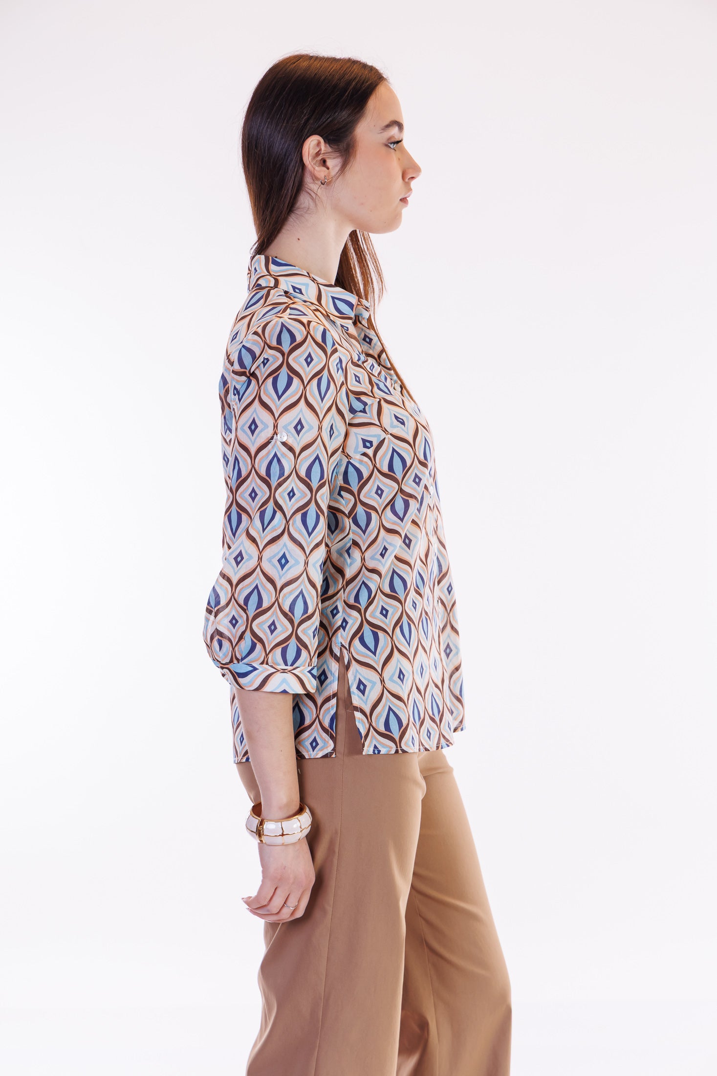 Camicia fantasia geometrica