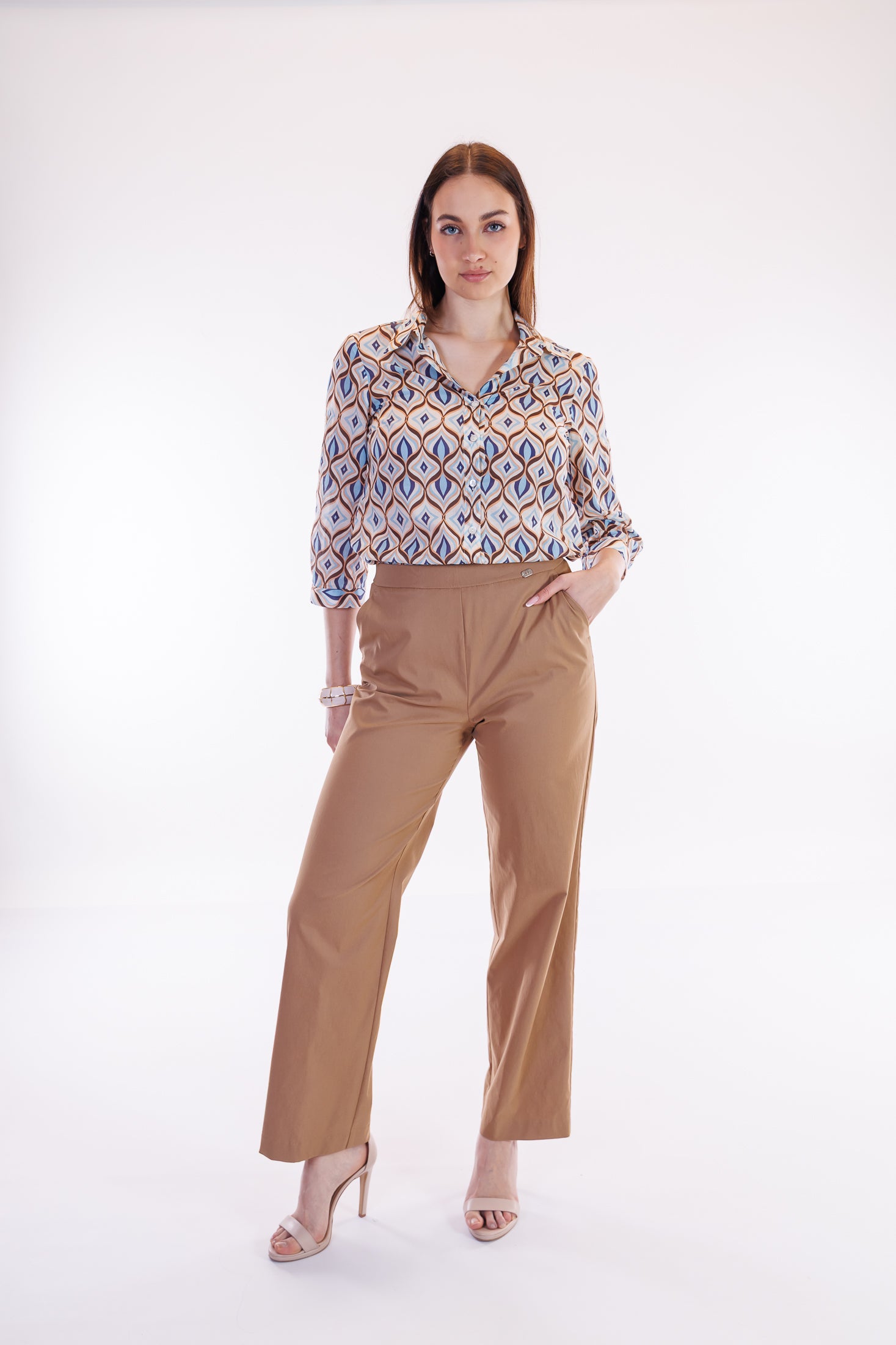 Camicia fantasia geometrica