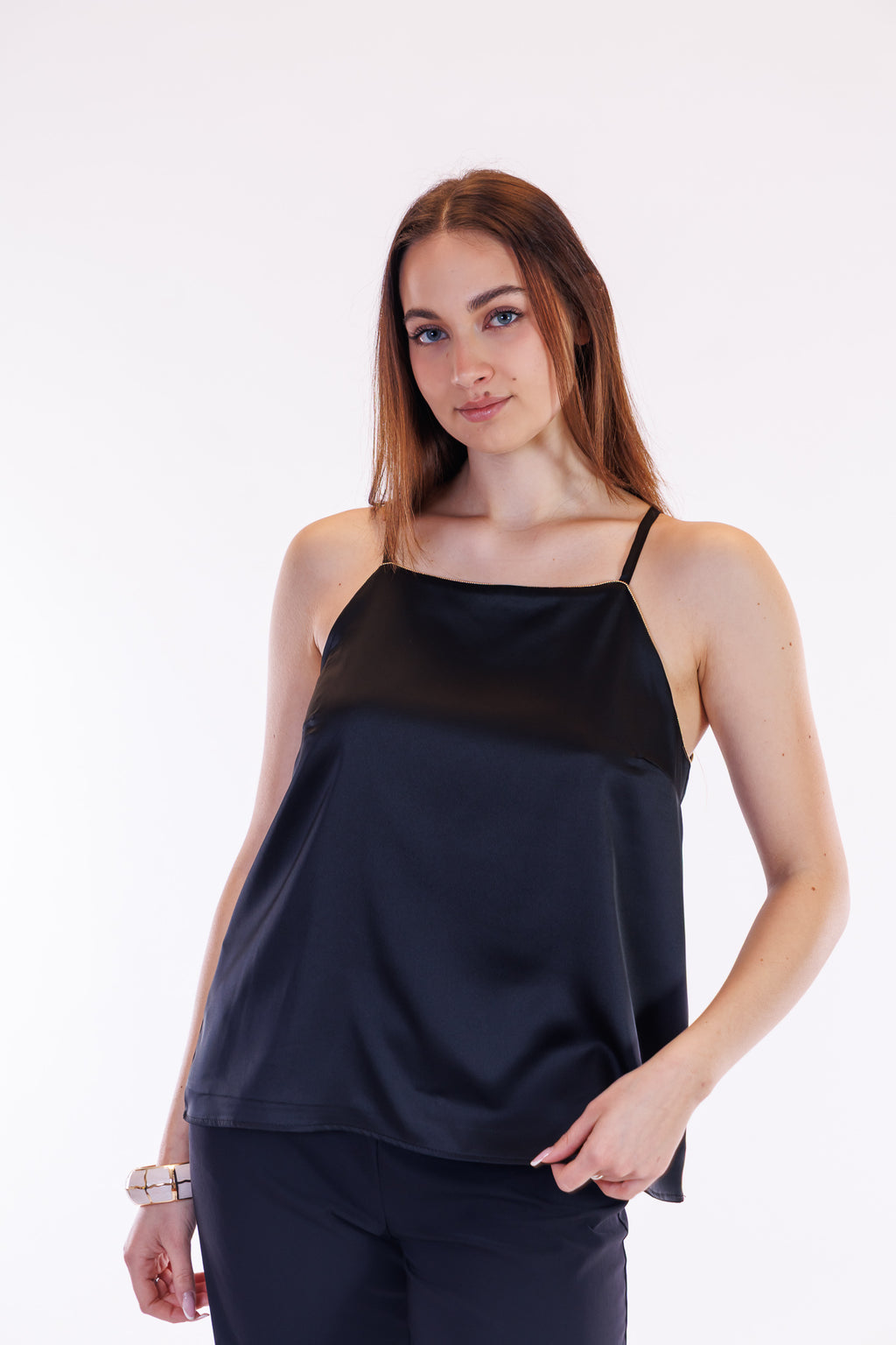 Top scollo americana
