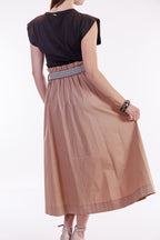 Gonna caramella con cintura