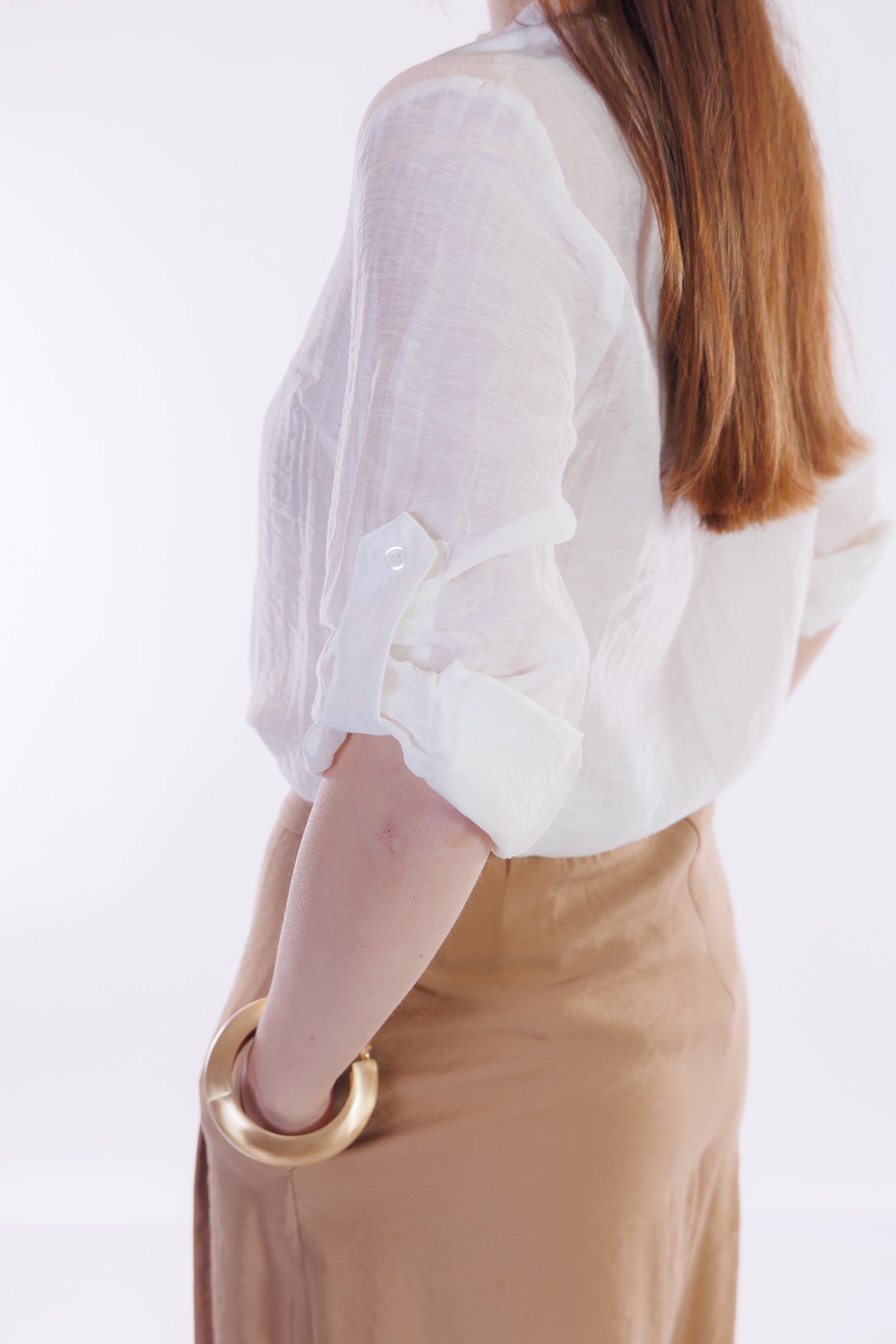 Camicia lino e lyocell