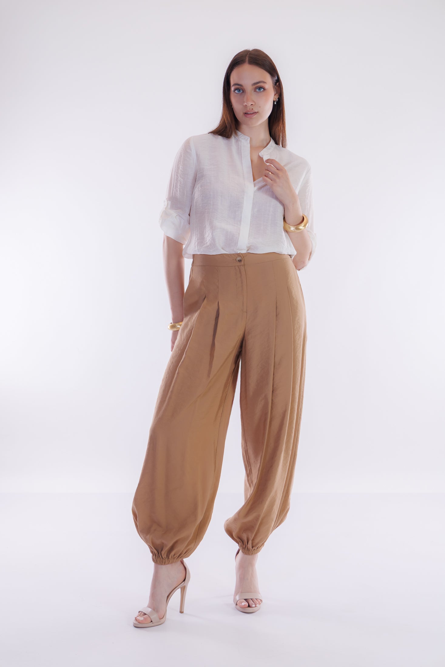 Camicia lino e lyocell