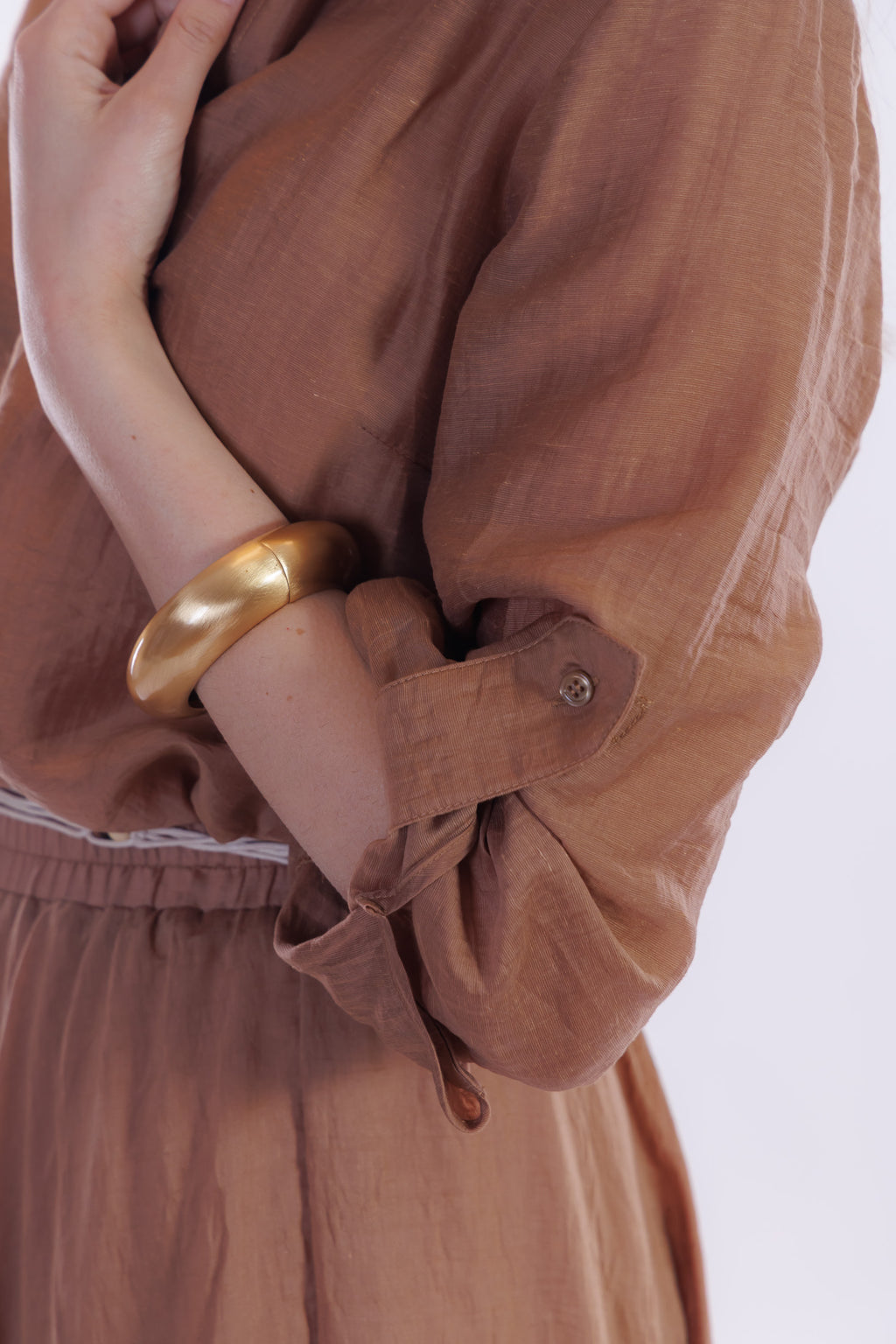 Camicia lino e lyocell