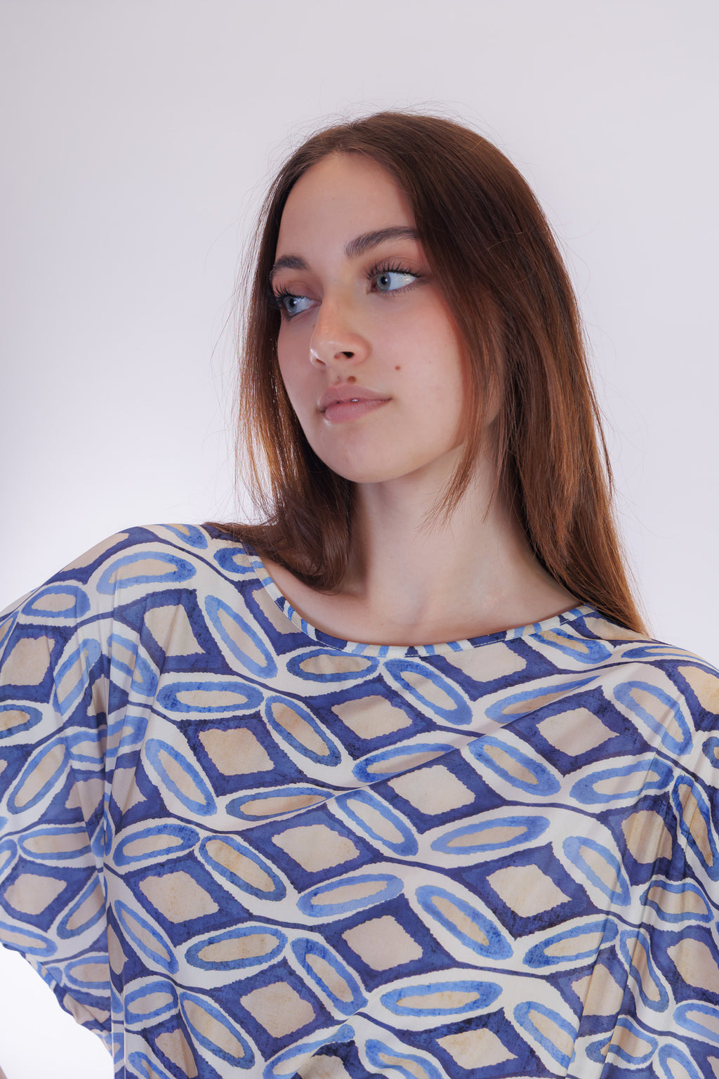 Maglia kimono fantasia