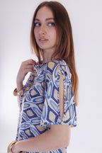 Maglia kimono fantasia