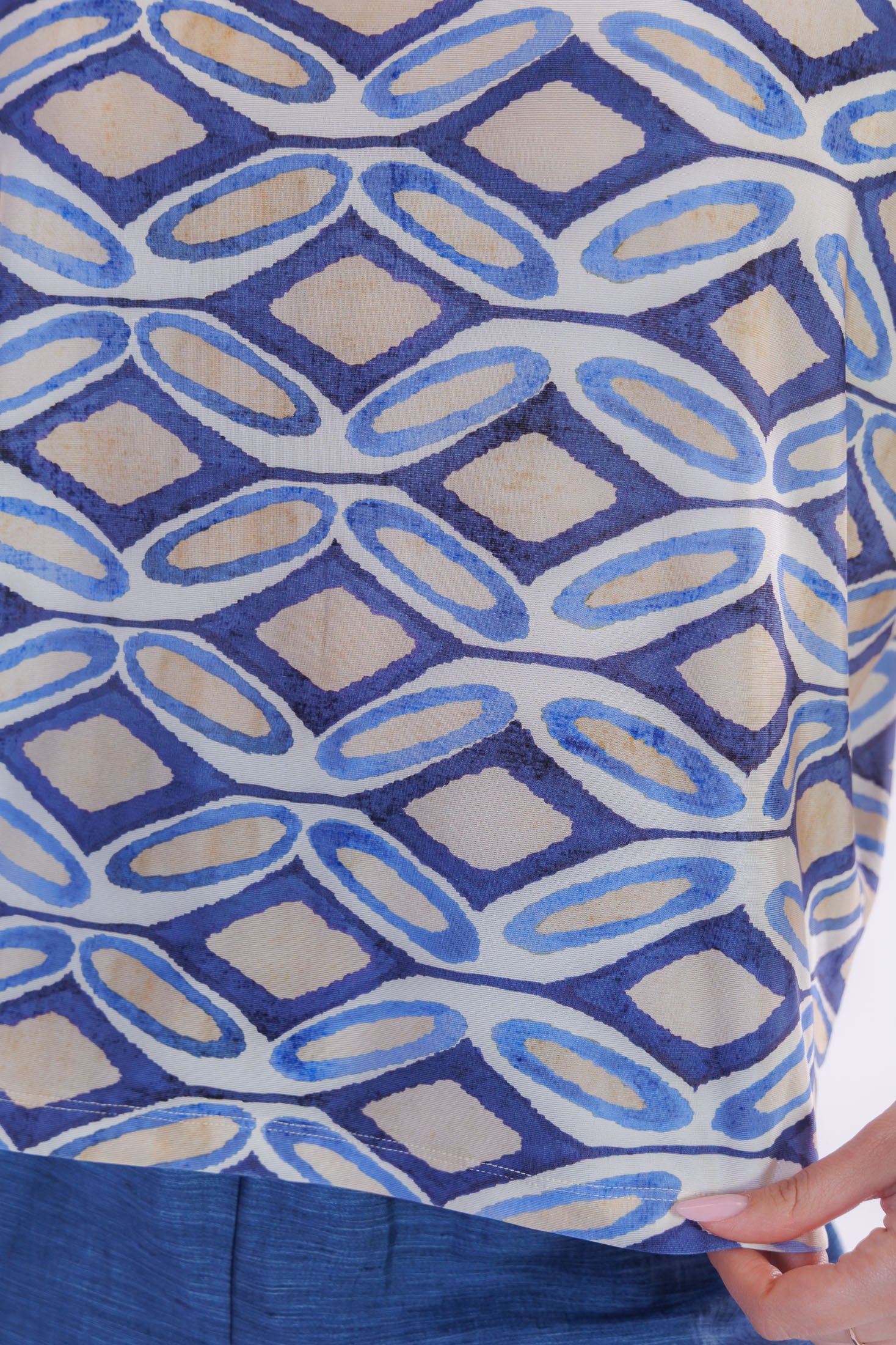 Maglia kimono fantasia