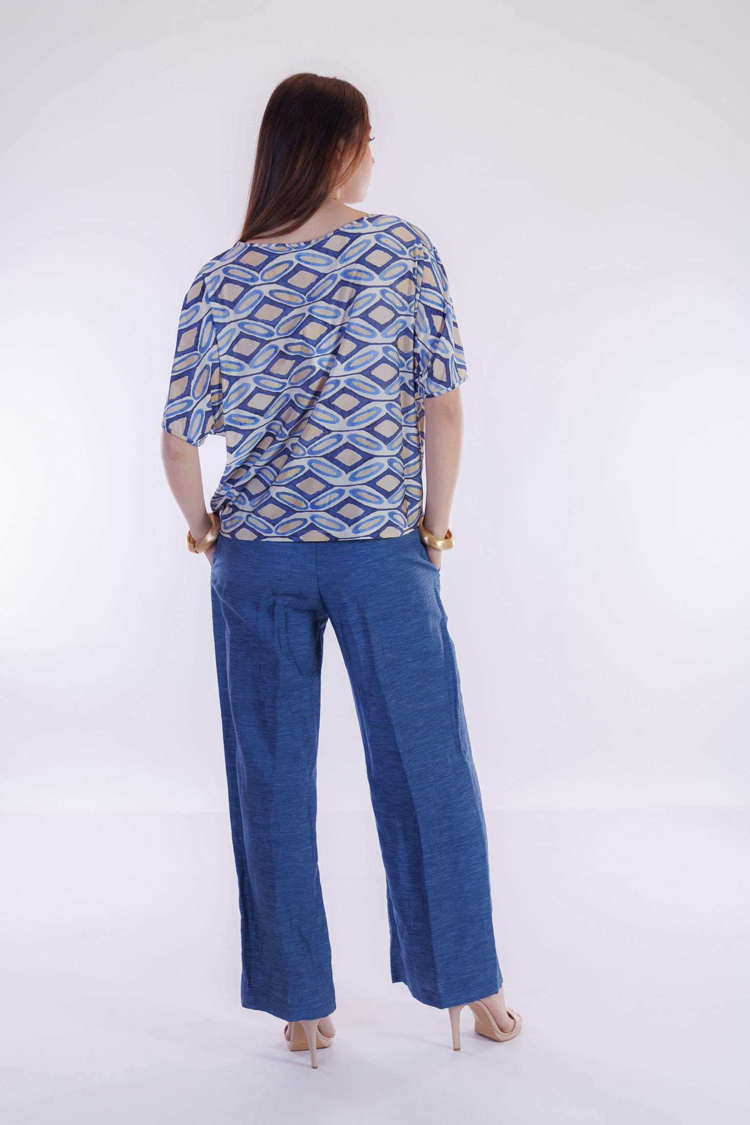 Maglia kimono fantasia