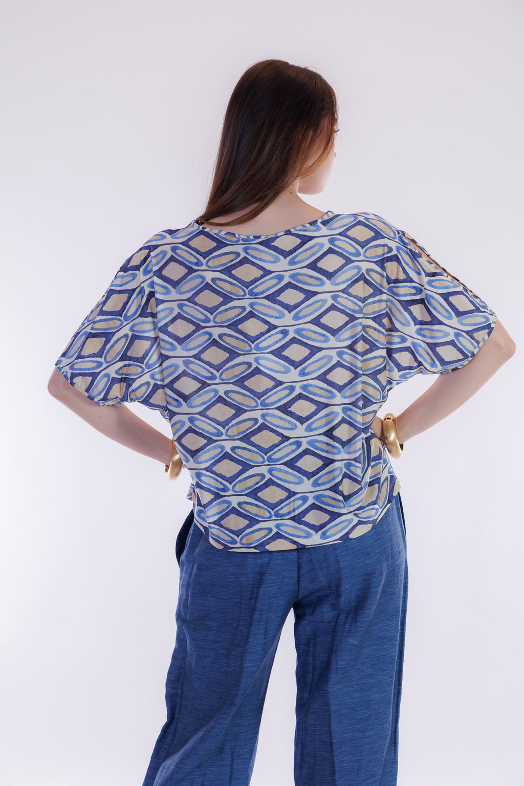 Maglia kimono fantasia