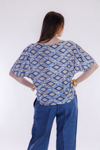 Maglia kimono fantasia