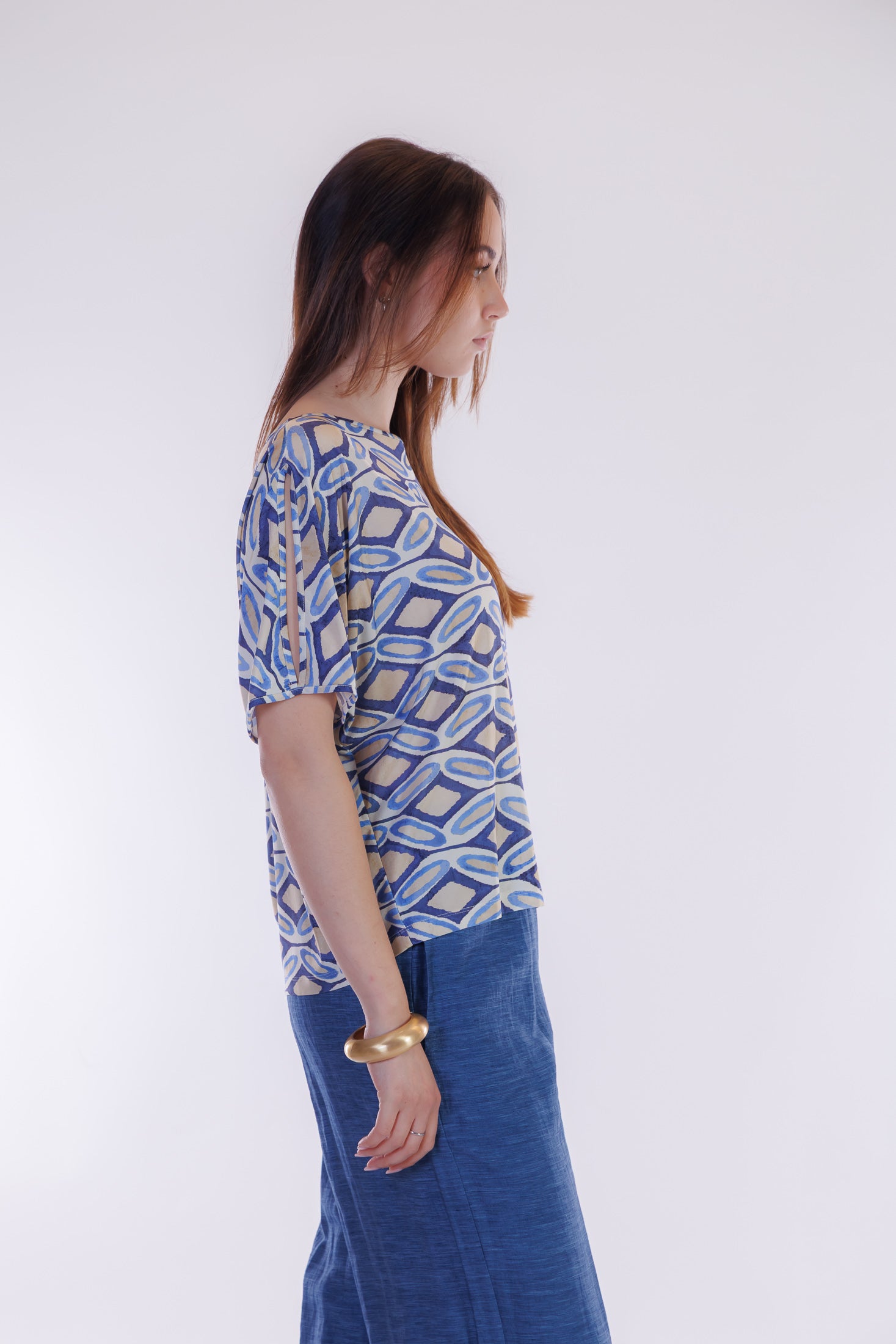 Maglia kimono fantasia