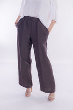 Pantalone ampio m. lino