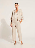 Pantalone lino lurex
